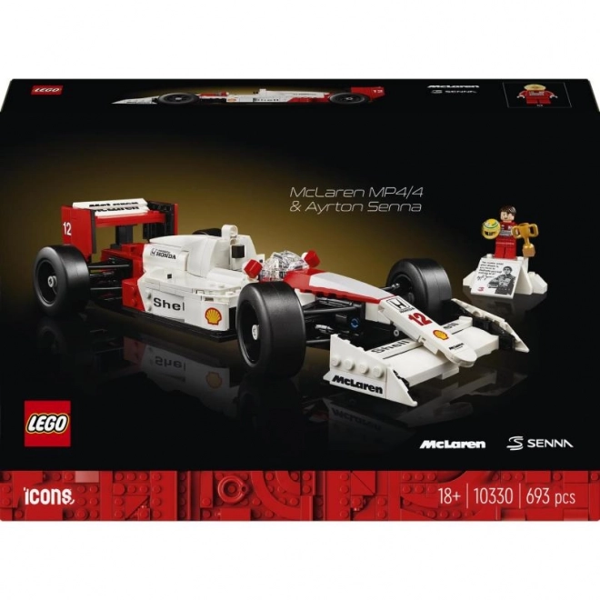 LEGO Icons McLaren MP4/4 a Ayrton Senna