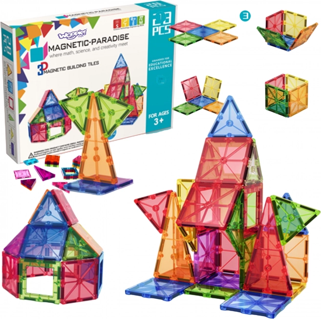 Magnetické stavebnice Montessori 3D od WOOPIE