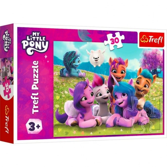 Puzzle 30 dielikov Priateľské Kone My Little Pony