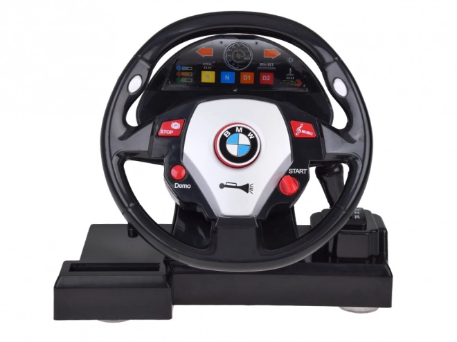Športové autíčko BMW s volantom na diaľkové ovládanie