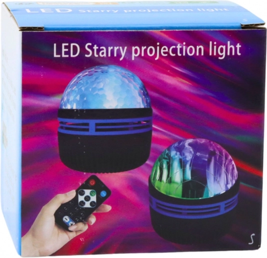 LED projektor hviezd s diaľkovým ovládaním a svetelnými efektmi
