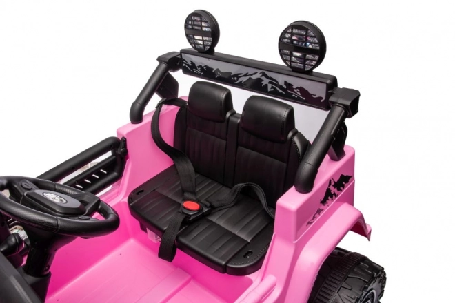 Auto na akumulátor Toyota FJ ružové 4x4