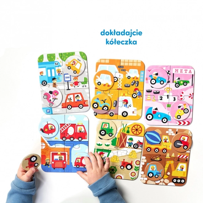 Puzzle Autá Malé a Veľké