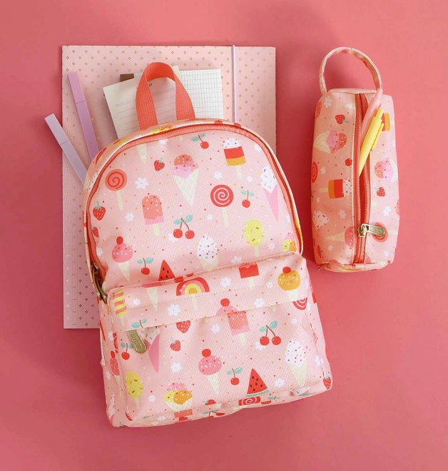 Puzdro na pastelky A Little Lovely Company – Zmrzlina