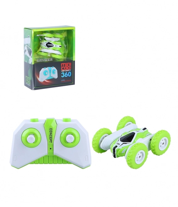 Kaskadérske RC Auto Mini Zelené