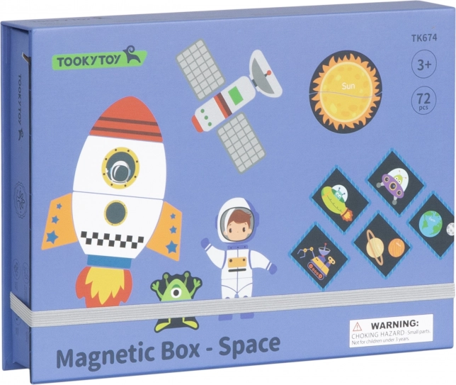 Magnetická Skladačka Vesmír - TOOKY TOY
