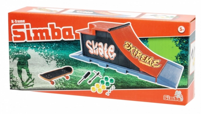 Simba mini skateboard s rampou Extreme