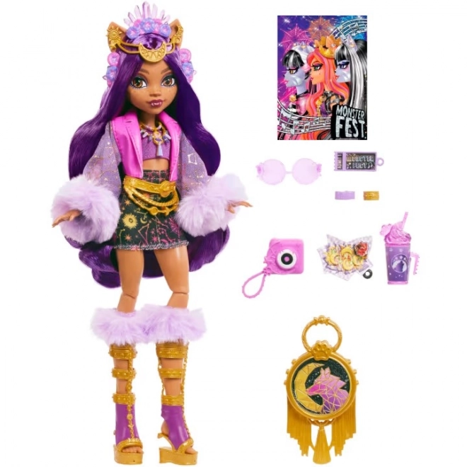 Barbie Monster Fest bábika Clawdeen