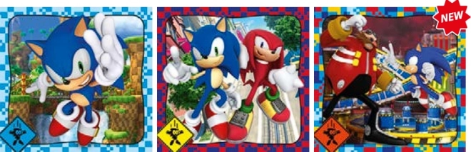 Puzzle 3x48 dielikov Sonic