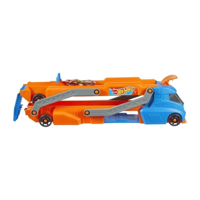 Ťahač Hot Wheels s odpaľovačom
