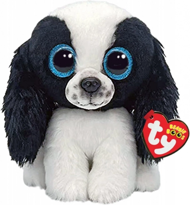 Plyšový psík TY sissy 15 cm (čiernobiely)