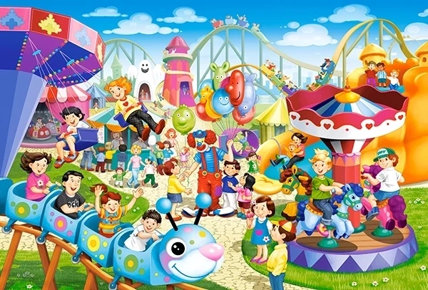 Puzzle Zábavný park MAXI 40 dielov
