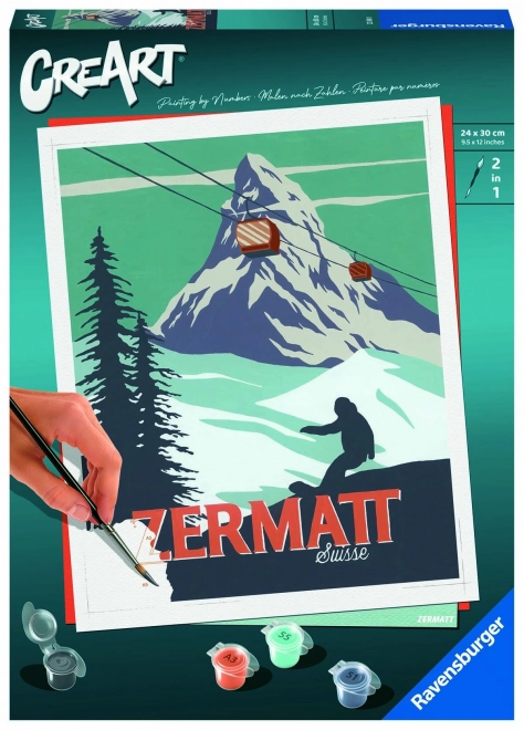 Ravensburger: CreArt - Zermatt, Švajčiarsko