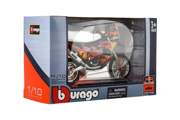 Model motocyklu Bburago Red Bull KTM Rally Dakar 2019 v mierke 1:18