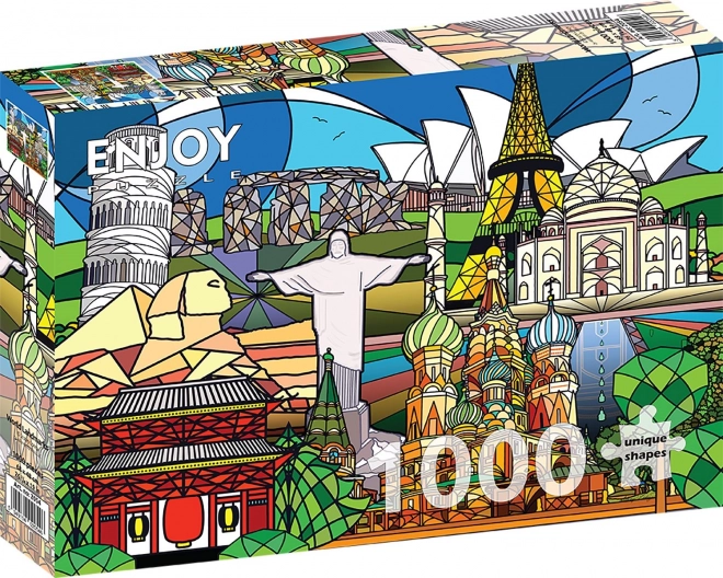 Užite si puzzle Světové památky 1000 dielikov