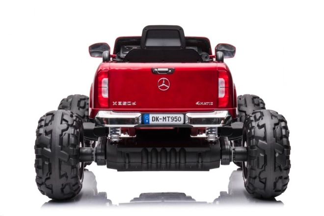 Auto na akumulátor Mercedes 4x4 červené lakované