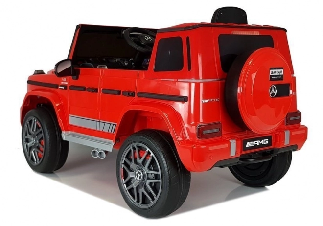 Auto na akumulátor Mercedes G63 červené