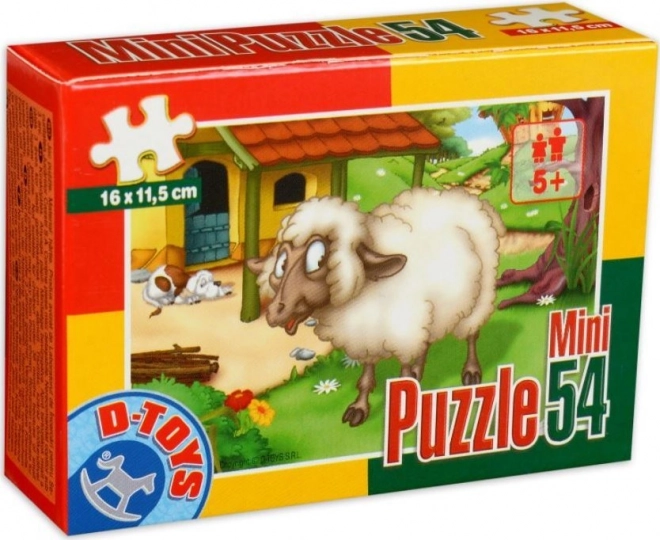 Puzzle Ovečka 54 dielikov