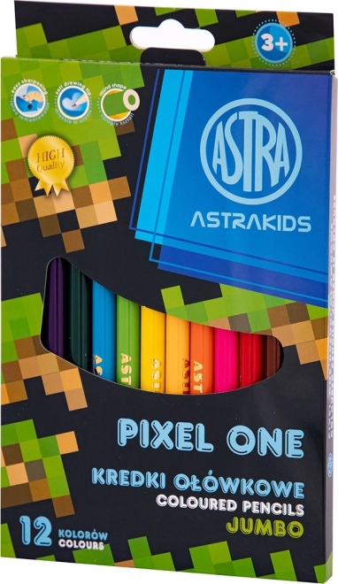 Astra Jumbo pastelky Pixel One 12 ks