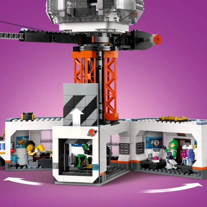 Lego City vesmírna stanica a štartovacia základňa rakety