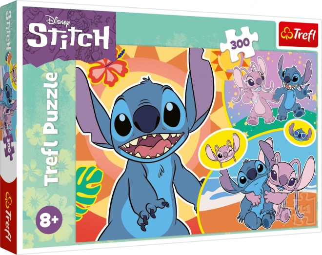 Trefl puzzle Stitch: Sme dvojka 300 dielikov