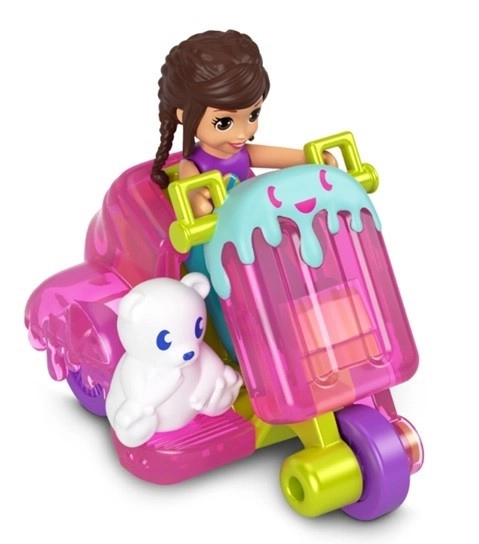 Polly Pocket Pollyville Mrázny skúter