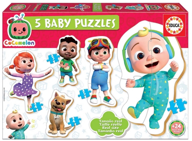 Educa Baby puzzle Cocomelon 5v1