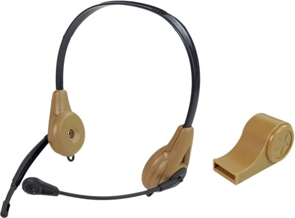 Headset s mikrofónom pre tímovú komunikáciu