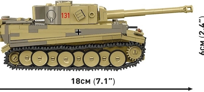 Model tanku Panzer VI Tiger I č. 131 od COBI