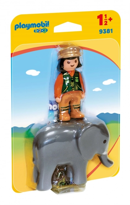 Playmobil Ošetrovateľ so slonom