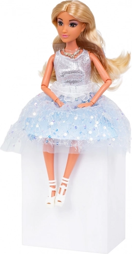 Dlhé blond vlasy na česanie a zapletanie