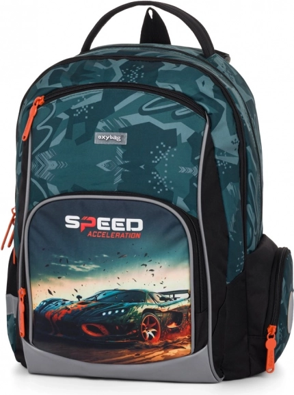 Školský batoh OXY GO Auto pre školákov