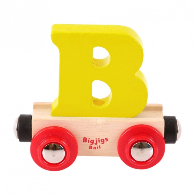 Bigjigs Rail Vagónik s písmenom B