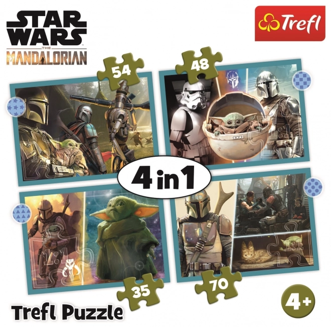 Puzzle Star Wars: Mandalorian 4v1