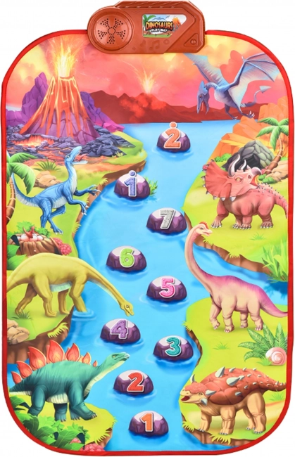 Veľká interaktívna hudobná podložka Dino pre deti od Woopie