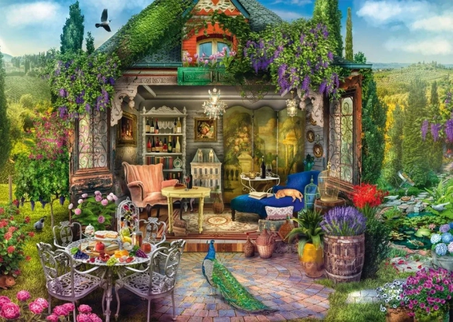 Puzzle záhrada medzi vinicami 1000 dielikov