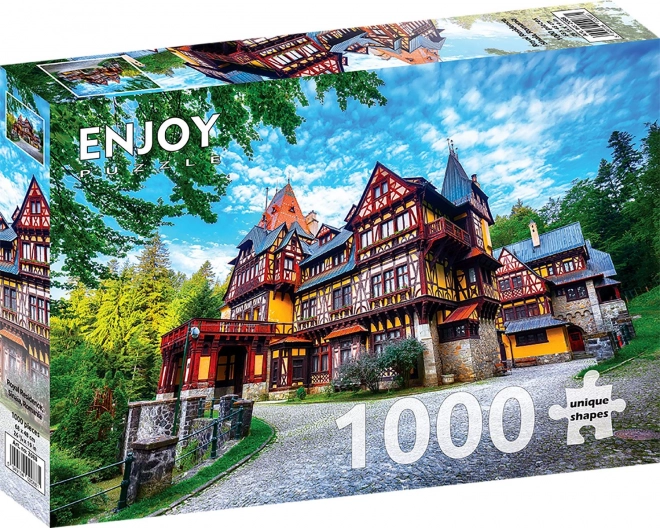 Enjoy puzzle Kráľovská rezidencia, Sinaia, Rumunsko 1000 dielikov