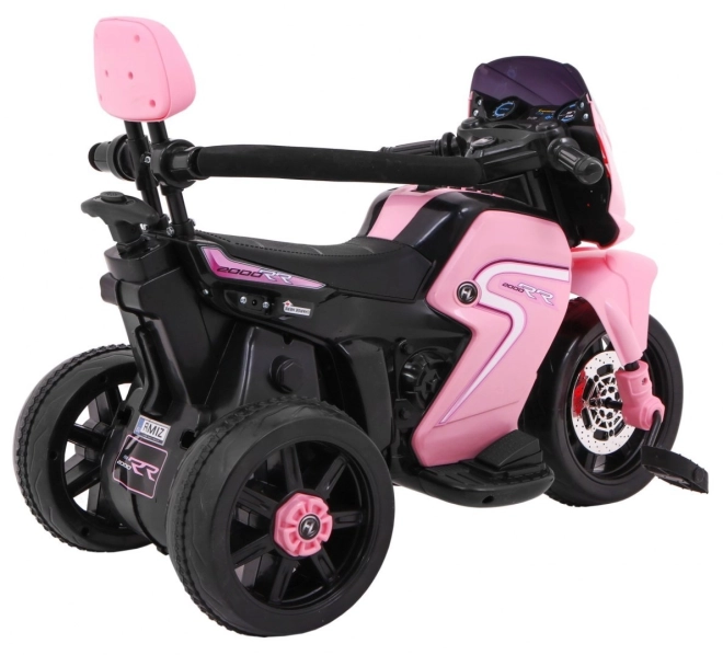 Elektrická motorka 3v1 pre deti Červená