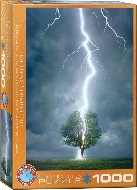 Eurographics puzzle Strom zasiahnutý bleskom 1000 dielikov