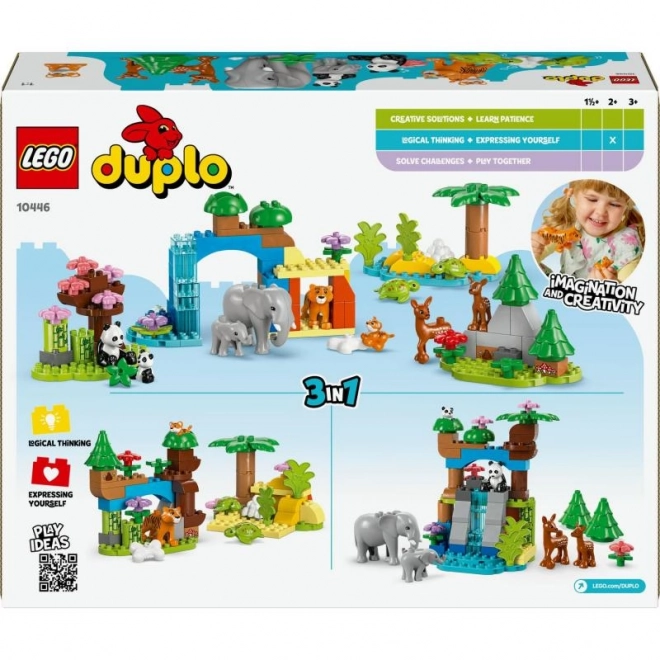 Rodiny divokých zvierat LEGO DUPLO 3 v 1