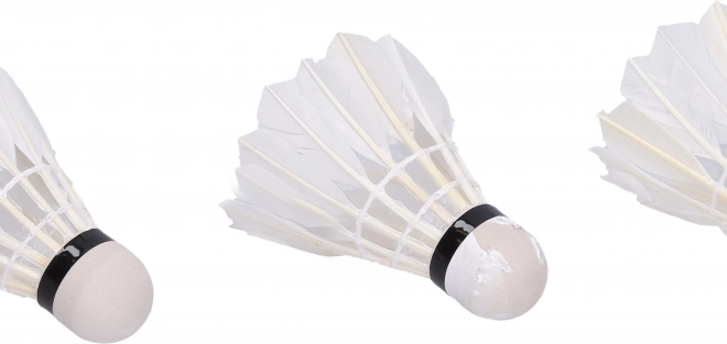 Biele badmintonové košíky, 3 ks