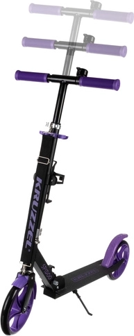 Skladacia mestská kolobežka pre deti s veľkými kolesami (200 mm) – fialová