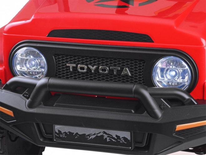 Elektrické auto Toyota FJ Cruiser pre deti – červená