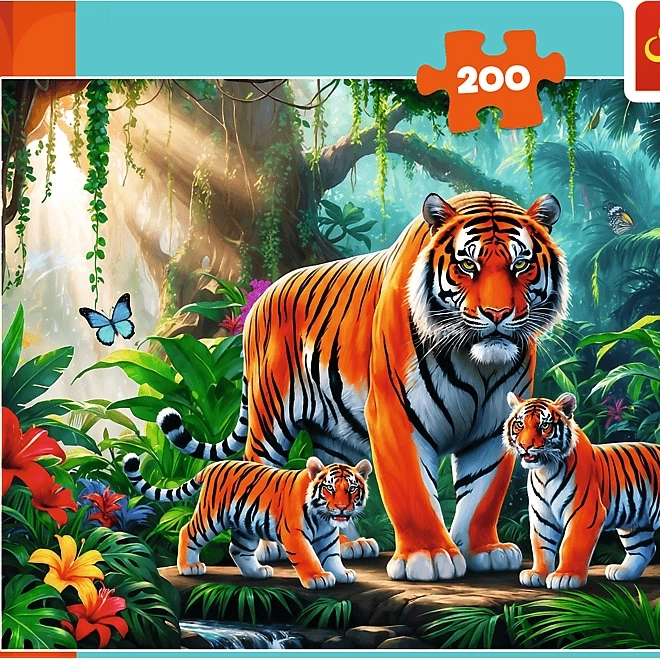 Puzzle Tigrie zvyky 200 dielikov
