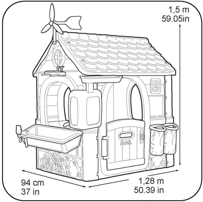 Záhradný domček Feber Eco