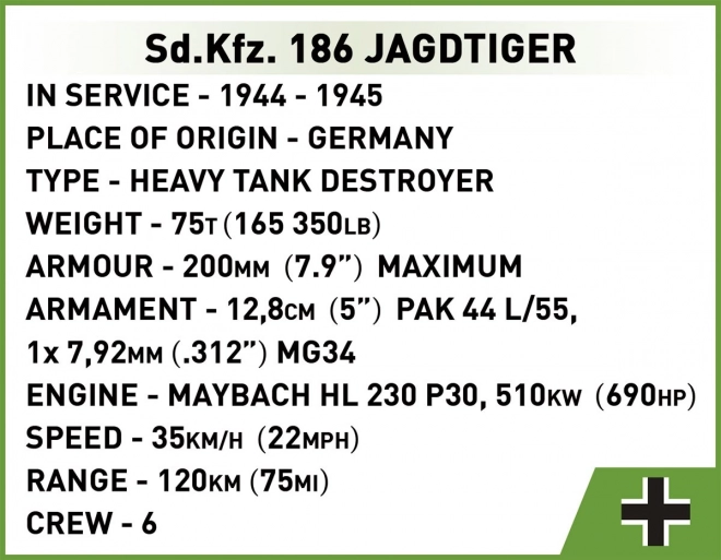 Kocky Sd.Kfz. 186 - Jagdtiger