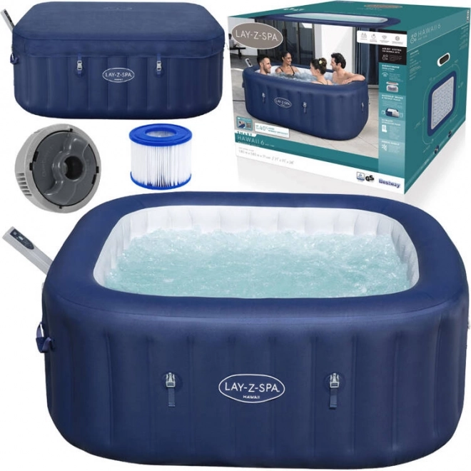 Inteligentná nafukovacia spa Havaj Lay-Z-Spa Bestway