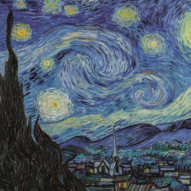 Clementoni Puzzle Múzeum Kolekcie: Hviezdna noc 1000 dielikov