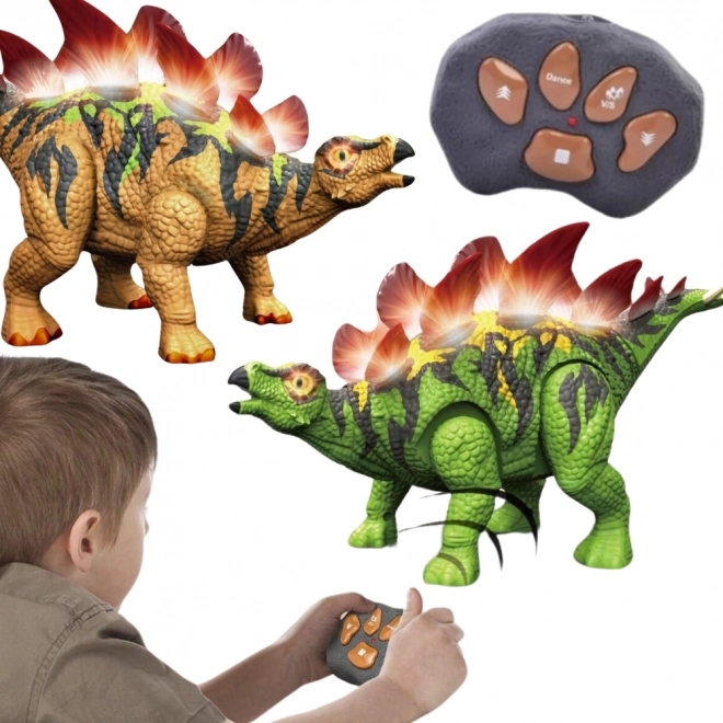 Woopie Dinosaurus na diaľkové ovládanie RC Robot Stegosaurus