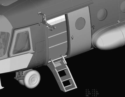 Model vrtuľníka Mi-8MT/Mi-17 Hip-H